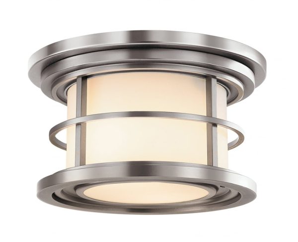 Lighthouse Outdoor Flush Mount Brushed Steel - FE/LIGHTHOUSE/F