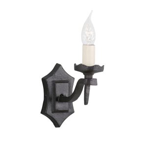 Rectory 1 Light Wall Light Black - RY1B BLACK