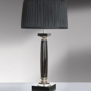 Simona Nero Black Crystal Table Lamp