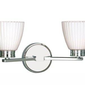 Wallingford 2 Light Wall Light Polished Chrome - BATH/WL2