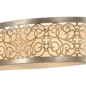 Arabesque Vanity Wall Sconce Silver Leaf Patina - FE/ARABESQUE2