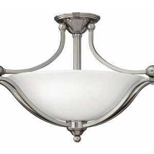 Bolla Semi Flush Brushed Nickel - HK/BOLLA/SF