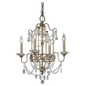 Gianna Duo Mount Chandelier Gilded Silver - FE/GIANNA4