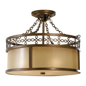 Justine Semi Flush Astral Bronze - FE/JUSTINE/SF