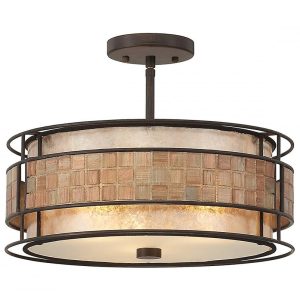 Laguna Semi Flush Mount Renaissance Copper - QZ/LAGUNA/SF