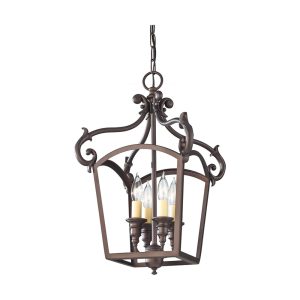 Luminary 4 Light Pendant Chandelier Oil Rubbed Bronze - FE/LUMINARY/P/A