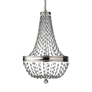 Malia 8 Light Chandelier Polished Nickel - FE/MALIA8