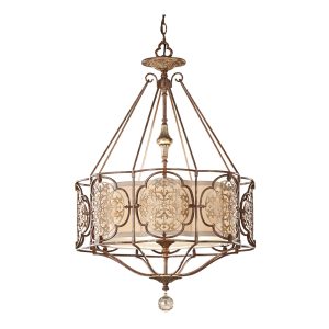 Marcella Pendant Uplight British Bronze & Oxidised Bronze - FE/MARCELLA/P