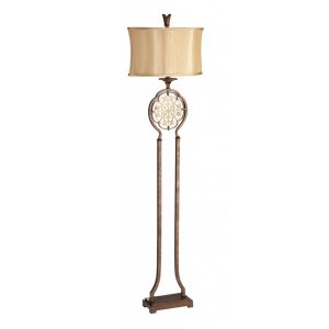 Marcella Floor Lamp British Bronze & Oxidised Bronze - FE/MARCELLA/FL