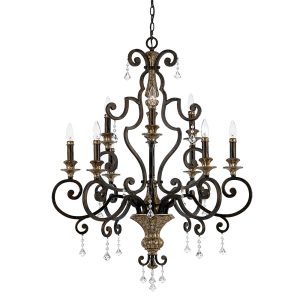 Marquette 9 Light Chandelier Heirloom - QZ/MARQUETTE9