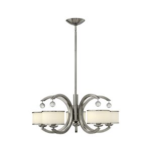 Monaco 5 Light Chandelier Brushed Nickel - HK/MONACO5