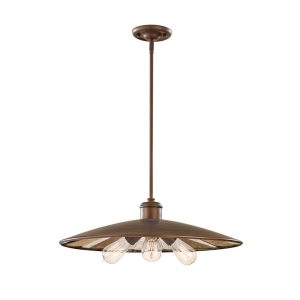 Urban Renewal Large 3 Light Pendant Astral Bronze - FE/URBANRWL/3P/E