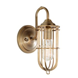 Urban Renewal Single Wall Light Dark Antique Brass - FE/URBANRWL/WB1