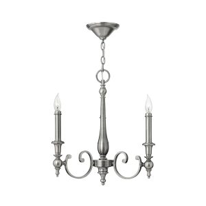 Yorktown 3 Light Chandelier Antique Nickel - HK/YORKTOWN3