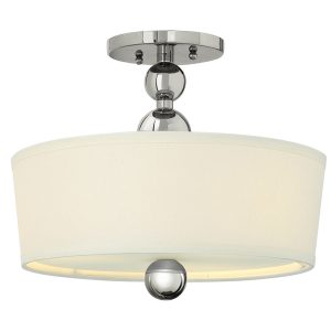 Zelda Semi Flush Polished Nickel - HK/ZELDA/SF PN