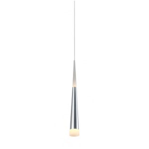 Dromp 6.5W LED Pendant Anodized Silver Finish / Warm White - SPL019