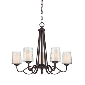 Adonis 5 Light Chandelier dark Cherry - QZ/ADONIS5