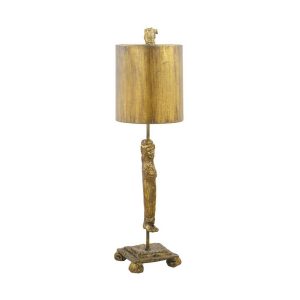 Caryatid Table Lamp By Paul Grüer Aged Gold - FB/CARYATID-G