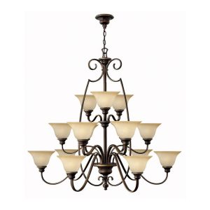 Cello 15 Light Chandelier Antique Bronze - HK/CELLO15