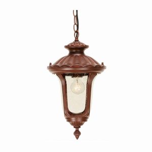 Chicago Small Chain Lantern Rusty Bronze Patina - CC8/S