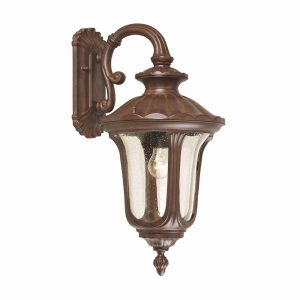 Chicago 1 Light Small Wall Lantern Rusty Bronze Patina - CC2/S