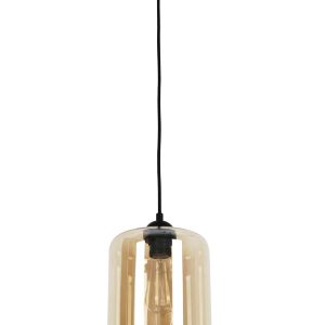 Oblong Modern Pendant Amber - Mason1