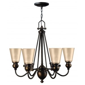 Mayflower 6 Light Chandelier Olde Bronze - HK/MAYFLOWER6