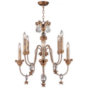 Mignon 8 Chandelier By Paul Grüer Antique Gold - FB/MIGNON8