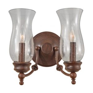 Pickering Lane 2 Light Wall Light Heritage Bronze - FE/PICKERINGL2