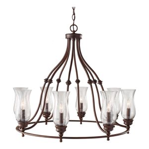 Pickering Lane 8 Light Chandelier Heritage Bronze - FE/PICKERINGL8