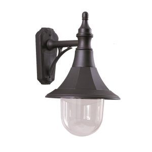 Shannon Down Wall Lantern Black - SHANNON DOWN