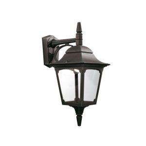 Chapel Down Wall Lantern Black - CP2