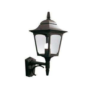 Chapel Up Wall Lantern Black - CP1