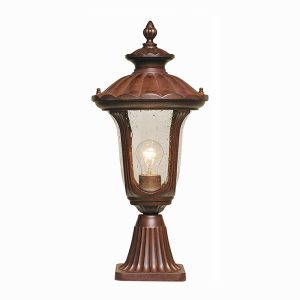 Chicago Small Pedestal Rusty Bronze Patina - CC3/S