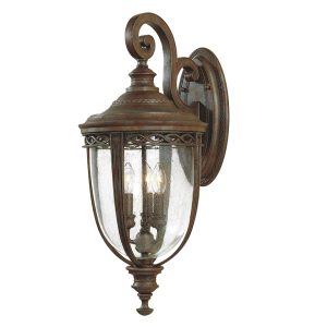 English Bridle Medium Wall Lantern British Bronze - FE/EB2/M BRB