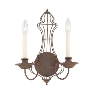 Laila Wall Light Rustic Antique Bronze - QZ/LAILA2