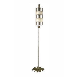 Nettle Floor Lamp By Paul Grüer Beige & Silver - FB/NETTLE-S/FL