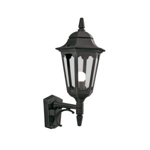 Parish Up Wall Lantern Black - PR1