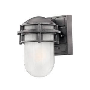 Reef Mini Wall Lantern Hematite - HK/REEF/MINI HE