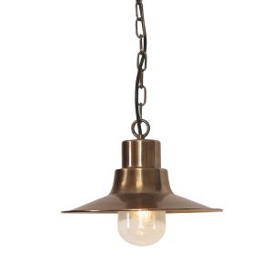 Sheldon Chain Lantern Brass - SHELDON CH BR