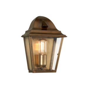 St James Wall Lantern Aged Brass - ST JAMES BRASS