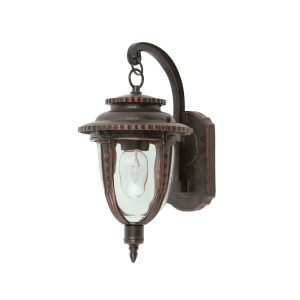 St Louis Medium Wall Lantern Weathered Bronze - STL2/M