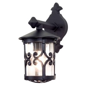 Hereford Wall Lantern Black - BL8