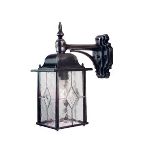 Wexford Wall Lantern Black / Silver - WX2