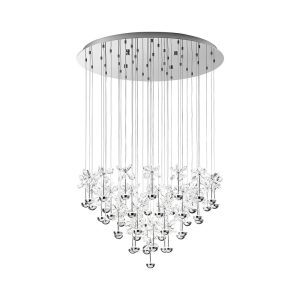 Pianopoli 107.5W LED Pendant Chrome / Warm White - 93661