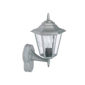 Thermoplastic Hexagon Wall Lantern Silver - F7060-SI