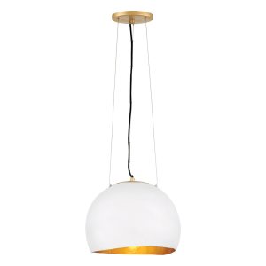 Nula 1 Light 14" Single Tier Pendant White - U/HK/35904SHW