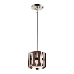 Cirus Mini Pendant Auburn Stained Wood - KL/CIRUS/MP