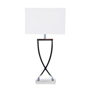 Chi Stylish Bedside Lamp Chrome - OL93801CH